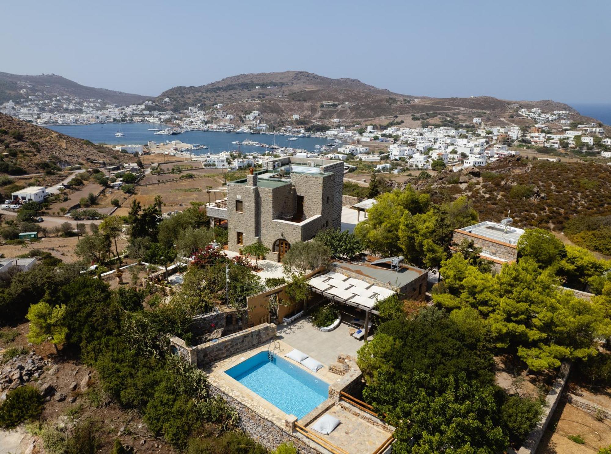 Blue Vista Patmos Villa Skala  Exterior photo