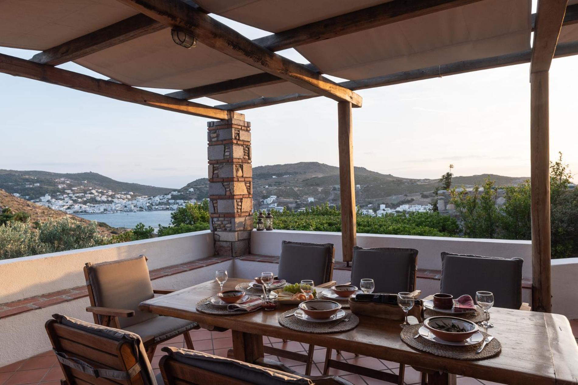 Blue Vista Patmos Villa Skala  Exterior photo