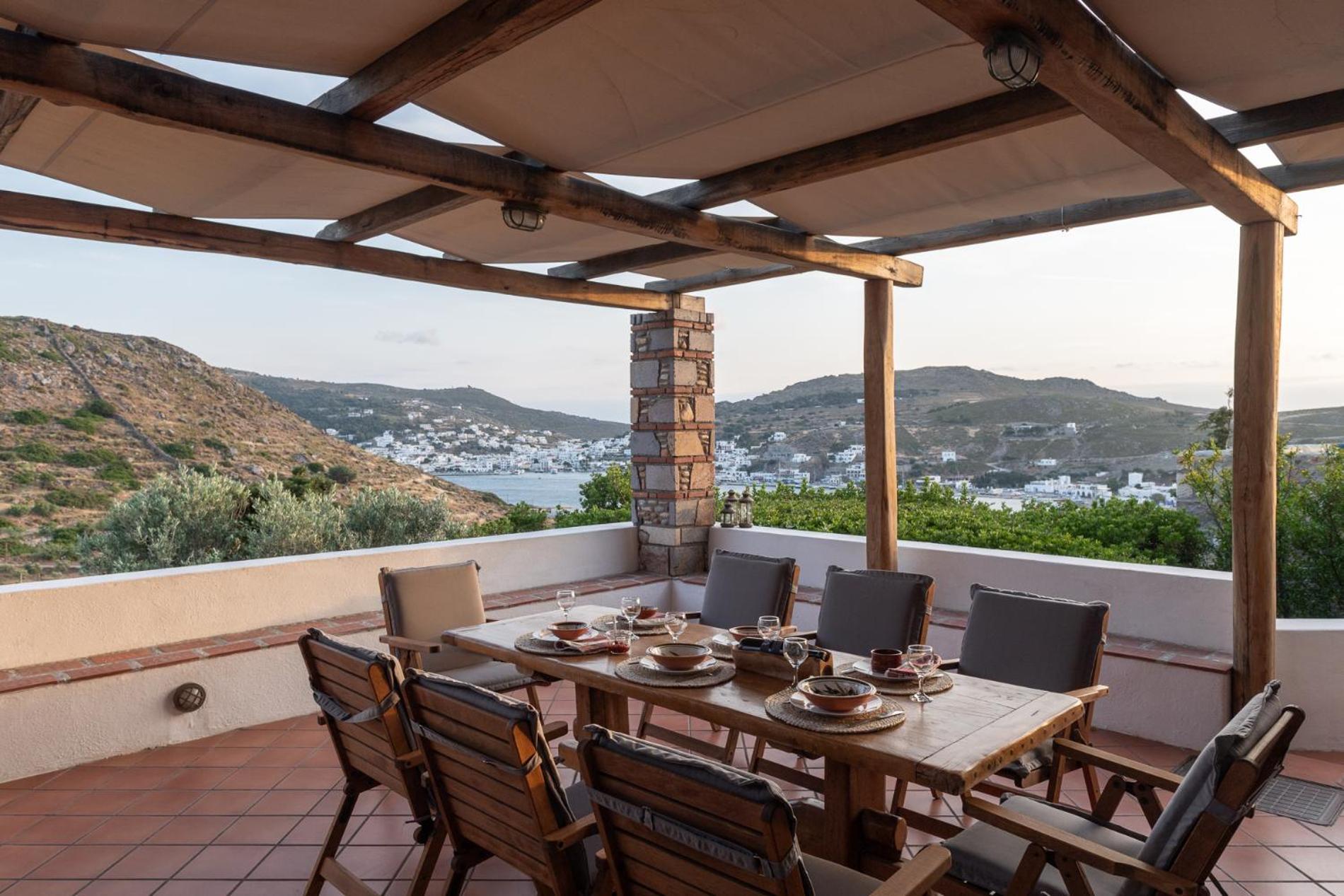Blue Vista Patmos Villa Skala  Exterior photo