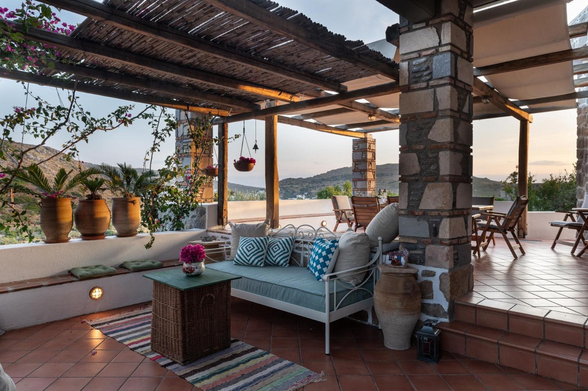 Blue Vista Patmos Villa Skala  Exterior photo